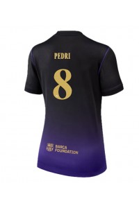 Barcelona Pedri Gonzalez #8 Jalkapallovaatteet Naisten Vieraspaita 2026-27 Lyhythihainen